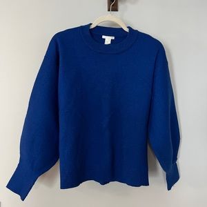 Glitter cobalt blue sweater